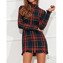 New ladies automatic and winter sexy dress New ladies season sexy dress