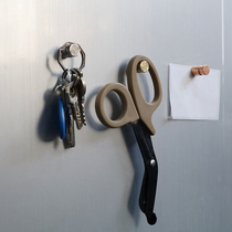 NdFeB EDC Magnetic Suction Titanium Alloy Brass Copper Strong Magnet Refrigerator Sticker Fixing Hanging Buckle Bearing About 1KG