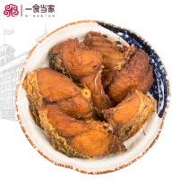 (Food One Shop) One Food Old Shanghai Benbang specialties smoked fish block instant Su-style explosive fish spiced flavor