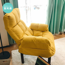 Baoli Jia lazy sofa tatami computer sofa bedroom small recliner balcony leisure foldable single person sofa