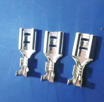 250 Mother end 6 3 inserted spring wiring terminals Cold press terminals 6 3mm