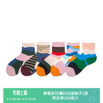 RMB39  5 Twin Ins Tide Illustrator Socks Woman Midbarrel Socks