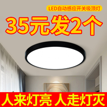 led induction ceiling light sound control corridor staircase aisle household entrance corridor automatic radar human body sensor light