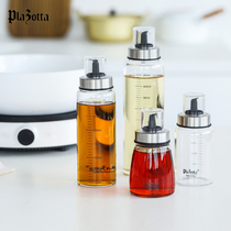 plazotta oil pot High borosilicate glass drip-proof large capacity kitchen vinegar soy sauce seasoning bottle with lid