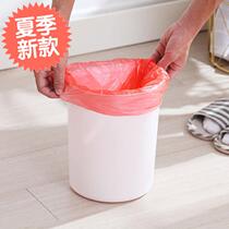 Household creative kitchen plastic hanging-free punch-free semicircle with cover garbage◆New product◆Bucket toilet bedroom waste