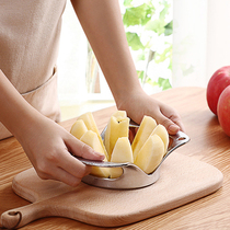 304 stainless steel apple cutting artifact Fruit cutting artifact Large fruit cutting fruit cutting slice cutting de-core device