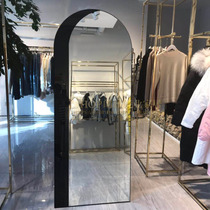 Simple land cloakroom wall dressing mirror Nordic dressing mirror fitting mirror home clothing store floor mirror