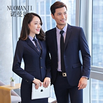 Norman Ji business tooling commuter suit men and women the same white-collar hotel overalls office suit suit