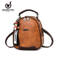 Multifunctional backpack bag womens 2021 new small backpack Joker portable shoulder crossbody three-use Fashion Womens bag tide