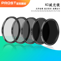Camera lens filter reducer ND mirror 40 5mm-82mm medium gray density mirror ND2 ND4 ND8 filter
