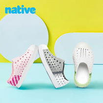 Native boys and girls shoes classic Jefferson series wading non-slip EVA sandals hole shoes