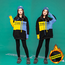 Girl Glint Thickened Necropolis Coat Autumn Winter Loose 13 CUHK Tongs blouses 12 Net Red Ocean Lianhood 15 years old