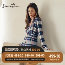 since then The Lady Rose Autumn and winter temperament French socialite style check suit shorts suit