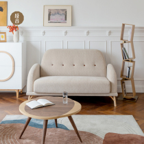 Cheeing sound small playful sofa Nordic simple fabric sofa living room double three sofa post modern light luxury furniture