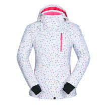 Ski suit womens Korean outdoor winter single and double board windproof waterproof thickened warm breathable ski coat womens top