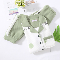 Yuezi Clothing Spring and Autumn Winter cotton postpartum thickening feeding air cotton pregnant women pajamas 8 Maternal breastfeeding 10 Months 9