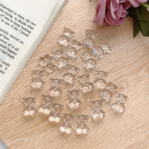 Resin DIY Hairpin Ornament Drip Glue Mobile Phone Shell Transparent Little Bear Accessories Apply Drop Glue Cell Phone Shell Accessories