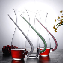 Upscale lead-free crystal Slant Lipstick Red Wine Decanter Diamond diamond with drill large belly Decanter Wine wine Decanter Decanter Wine Decanter