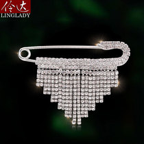 Big pin tassel brooch female new Joker corsage changed pants waist skirt artifact luxury corsage half city smoky rain