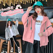 Girls Spring Costume 2022 new childhood Young Young Girls Fashion and Relax Han Edition