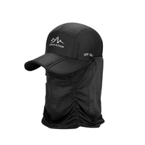 Summer Outdoor Fishing Hat Men Sun Protection Gear Fishing Sun Shade Road Subhat Mask Speed Dry Night Fishing Mosquito Cap