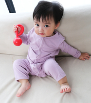 Export cotton baby climbing suit newborn cotton jumpsuit baby long crawling suit bottoming one pajamas clearance