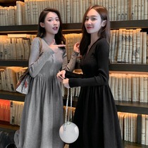 Pregnant womens autumn clothes suit Fashion style out of the fall Libra dress laces and spicy moms are small and moderate to cover