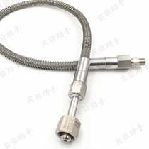 316L stainless steel high pressure hose High pressure metal bellows 1 4NPT internal thread cylinder cylinder connecting tube