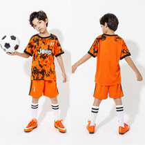 Kindergarten primary and secondary school boys and girls football suit suit custom campus league training game jersey Team uniform