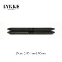 Yaya LYKKE 6 Inch 15cm Double Head Straight Needle Wooden Scarf Blanket Needle Straight Needle DIYZ485