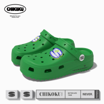 chikoku Korea cave shoes female doctor nurse antibacterial heightened fashion sandals thick-soled sandals female summer out of wear