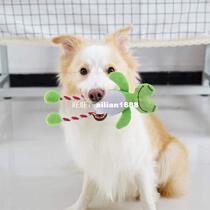 dog training s pet plush  cartoon frog squeaker chew s