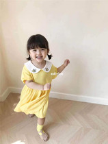 5N does not replace Edition new girl cotton embroidered fruit short sleeve dress