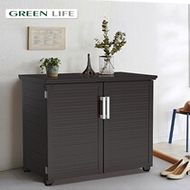 Outdoor storage cabinet outdoor storage cabinet locker waterproof Sun balcony garden courtyard multi-function storage cabinet