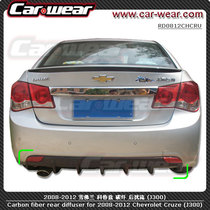 Chevrolet Cruze Cruze modified carbon fiber rear spoiler J300 rear lip Fender 08 to 12
