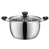 Non-magnetic stainless steel soup pot hot pot soup pot with domestic cooking porridge non-stick pan milk cooker universal