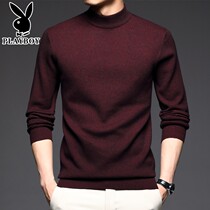 Flower Playboy High collar sweater Mens 2022 new with wool Spring and autumn mens clothing and jersey-knit shirts trendy