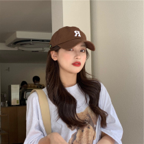 Card Its Color Baseball Cap Woman Spring Autumn Day Ensemble 100 Hitch Letter Duck Tongue Cap Large Head Circumference face small sunscreen sunbeds