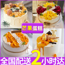 Mango Cake Mesh Red Creativity Customized to Girls Day cake National Tongcheng Distribution Children Beijing Shanghai Guangzhou