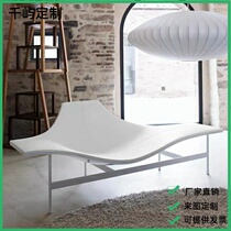 Modern minimalist art Massad Terminal building Single sofa Deck Chair Designer Marketer-like room Room Lobby