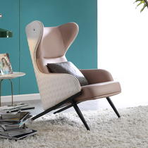 Nordic designer sofa chair single bedroom mini living room single sofa chair light luxury American tiger chair