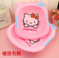 Baby basin for Children Baby basin wash basin cute basin cartoon plastic household children folding basin girl