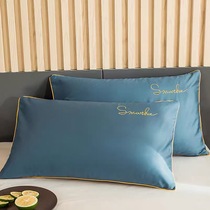 60 Cotton solid color pillowcase cotton pair adult couple large 48 * 4cm single pillow towel pillow