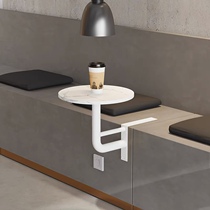 Nordic minimal milk tea shop by wall marble round table multi-function cafe cafe with tea card seat wall customized table