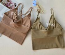 Beauty back harness vest female summer outside wearing internal lap double duty shoulder strap smear style coalesch without steel ring wrap chest mesh red cog