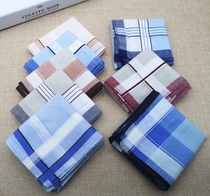 Huahui handkerchief Mens cotton old man square towel Old-fashioned handkerchief soft sweat-absorbing handkerchief daughter Tong Xiaojuan