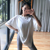 Fitness Girl Net Yarn Speed Dry T-Shirt Loose Running Hood Jersey Mesh Red Yoga Clothes Big Code Sports Short Sleeves Thin