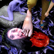 Foreign independent design bad taste dark monster taste pillow cushion doll your good friend