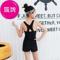 New racing girls professional one-piece Childrens swimsuit swimsuit boxer learning training swimsuit 55 women
