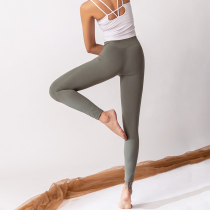  L RECNAVA SWEATPANTS WOMENS thin high waist running quick-drying fitness nude NINE-POINT yoga pants elastic TIGHTNESS